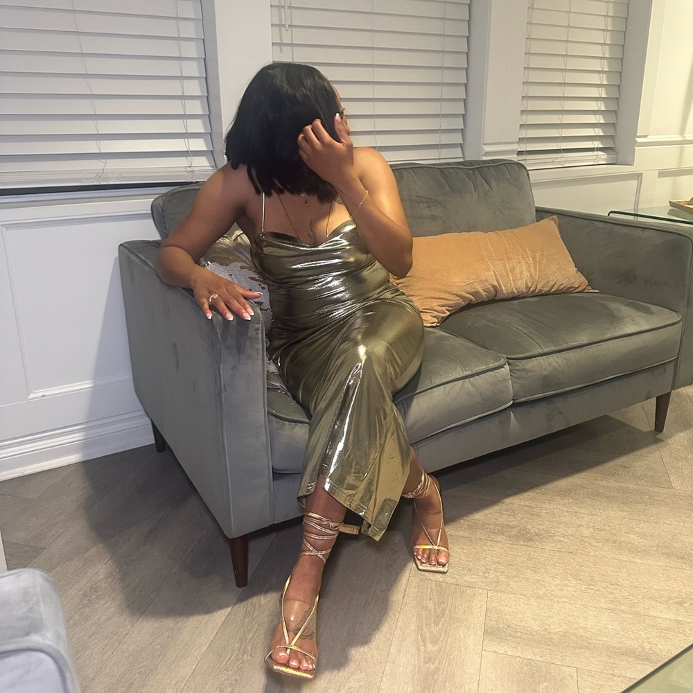 Light Gold Jlux Label Dress